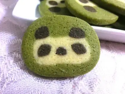 Make Panda cookies step 22