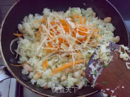Make Shrimp rice step 5