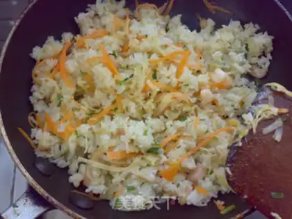 Make Shrimp rice step 6