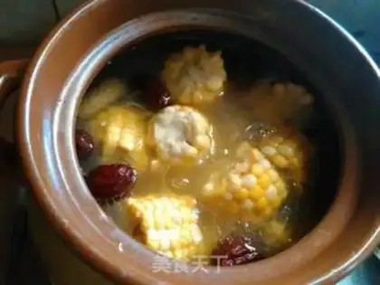 Make Chicken and corn carrot soup step 7