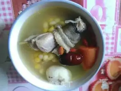 Make Chicken and corn carrot soup step 10