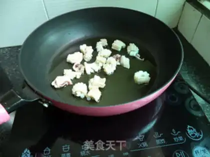 Make Celery squid rolls step 3
