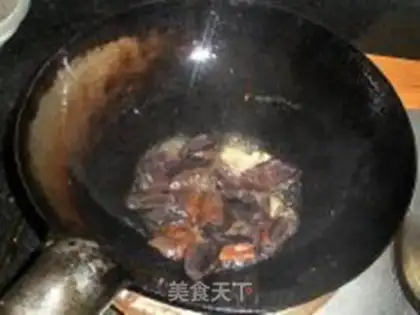 Make Burning sea cucumber step 3