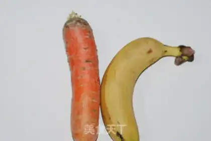 Make Carrot banana juice step 0