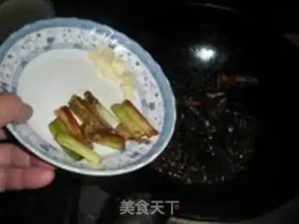 Make Burning sea cucumber step 5