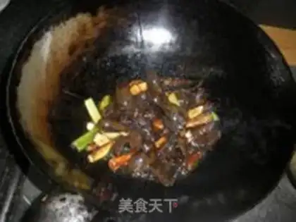 Make Burning sea cucumber step 6