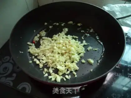 Make Pippi garlic and shrimp step 3