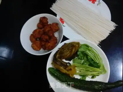 Make Snowball noodles step 0