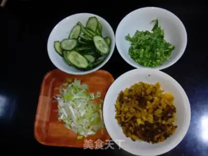 Make Snowball noodles step 1
