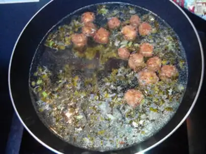 Make Snowball noodles step 5