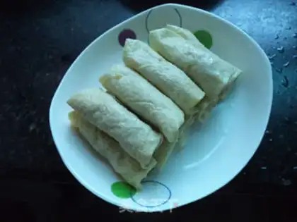 Make Steam bamboo rolls step 7