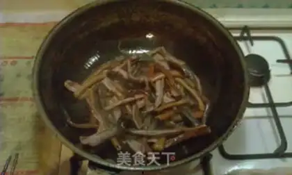 Make Fried silk step 1