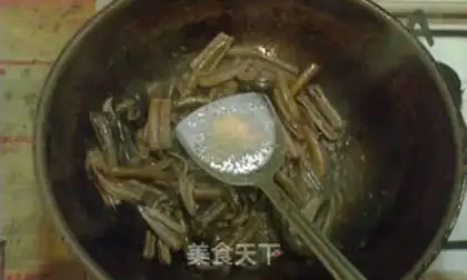 Make Fried silk step 2