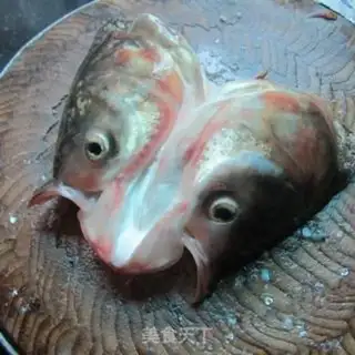 Make Fat fish-heads cooking fans step 1