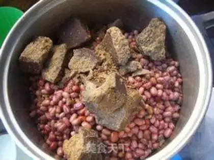 Make Sweet salad with red bean papayas step 1
