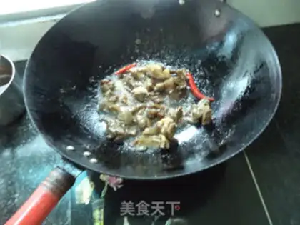 Make Onion fried lamb step 7