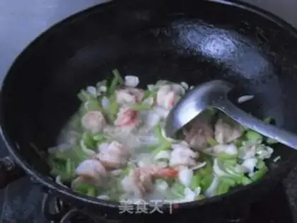 Make Lily shrimp step 6