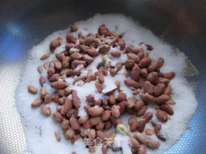 Make Peach peanut butter step 1