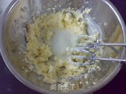Make Orange cheese pound cake step 2