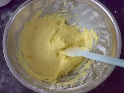 Make Orange cheese pound cake step 6