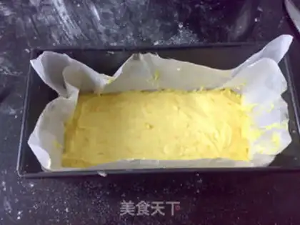 Make Orange cheese pound cake step 7