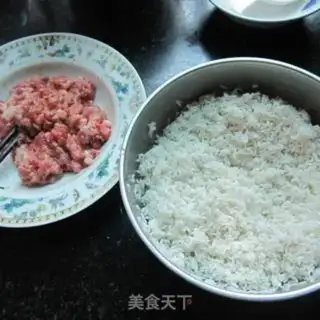 Make Pork rice for intestines step 1