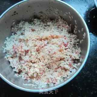 Make Pork rice for intestines step 3