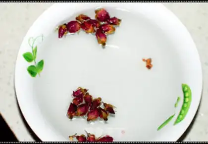 Make Rose rice step 1