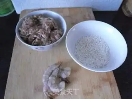 Make Shrimp pearls step 0