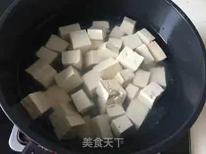 Make Sea cucumber tofu step 3