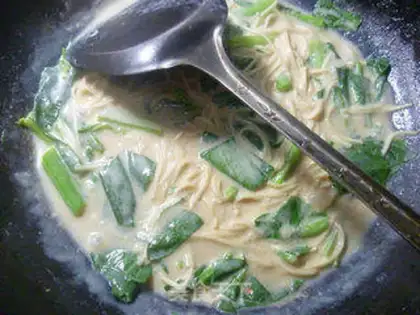 Make Soy sauced noodles step 8