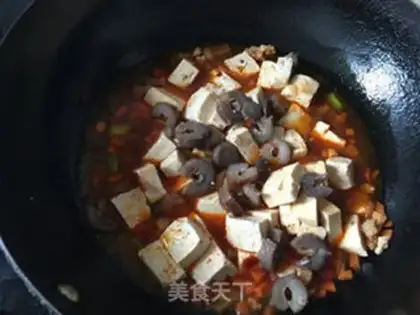 Make Sea cucumber tofu step 10