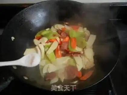 Make Winter fried sausage step 9