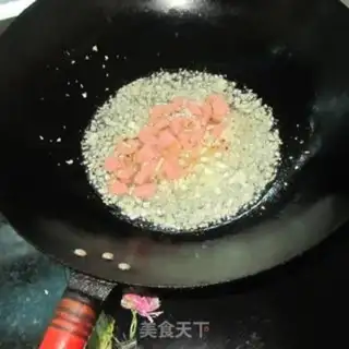 Make Ham garlic sauce step 5