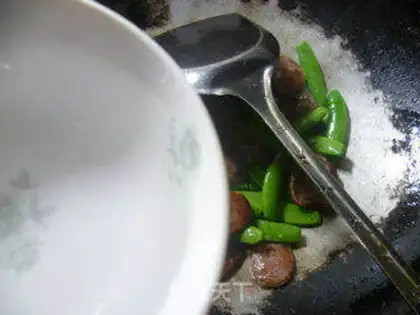 Make Spicy sausage and sweet beans step 3