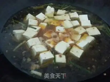 Make Pyramid tofu step 4