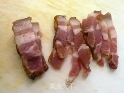 Make Garlic meat step 1