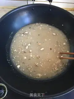 Make Sour tofu soup step 1
