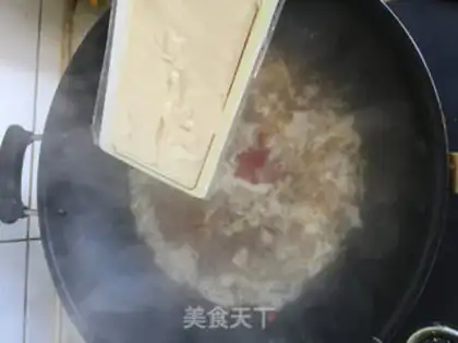 Make Sour tofu soup step 4