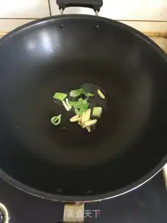 Make Celery lily shrimp step 4