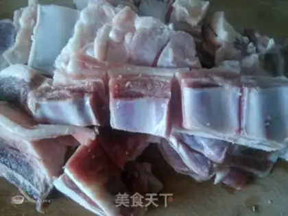 Make A red lamb steak step 1