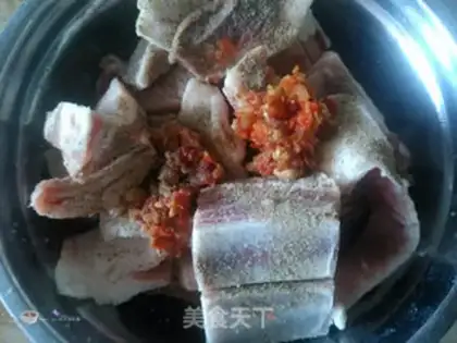 Make A red lamb steak step 2