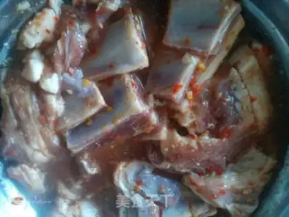 Make A red lamb steak step 3