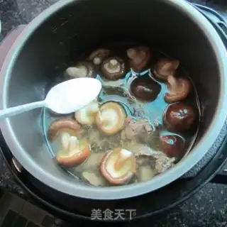 Make Old duck stew mushrooms step 12