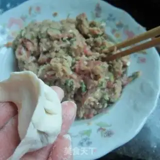 Make Pork dumplings step 7