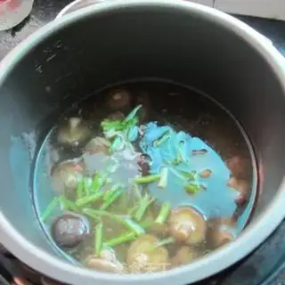 Make Old duck stew mushrooms step 14