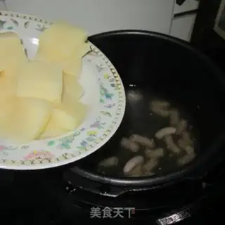 Make Mito-curd intestine soup step 7