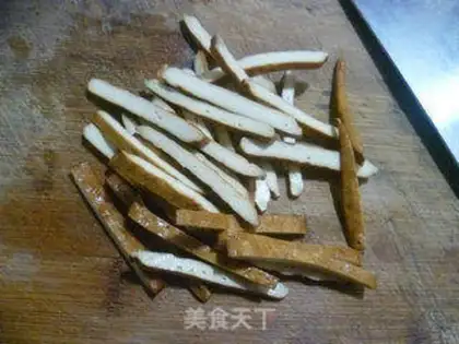 Make Squeeze the fragrance and sweet beans step 1