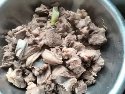 Make radish lamb chops step 4