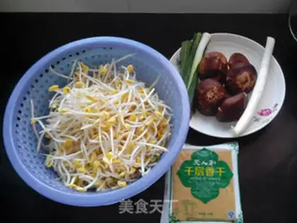 Make The soybean sprouts are dry step 0